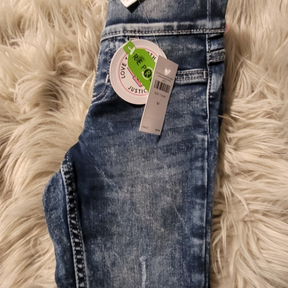 Denim leggings